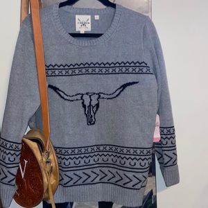 Steer head sweater